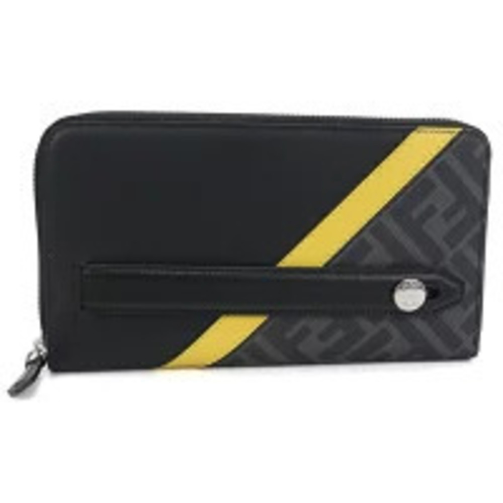Fendi Organizer Diagonal Travel Wallet Black